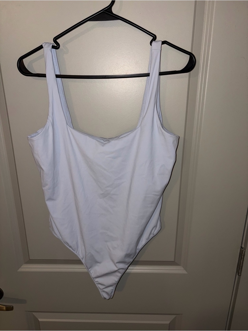 DKNY Blue Grey One-Piece Bodysuit – Classic Scoop Tank